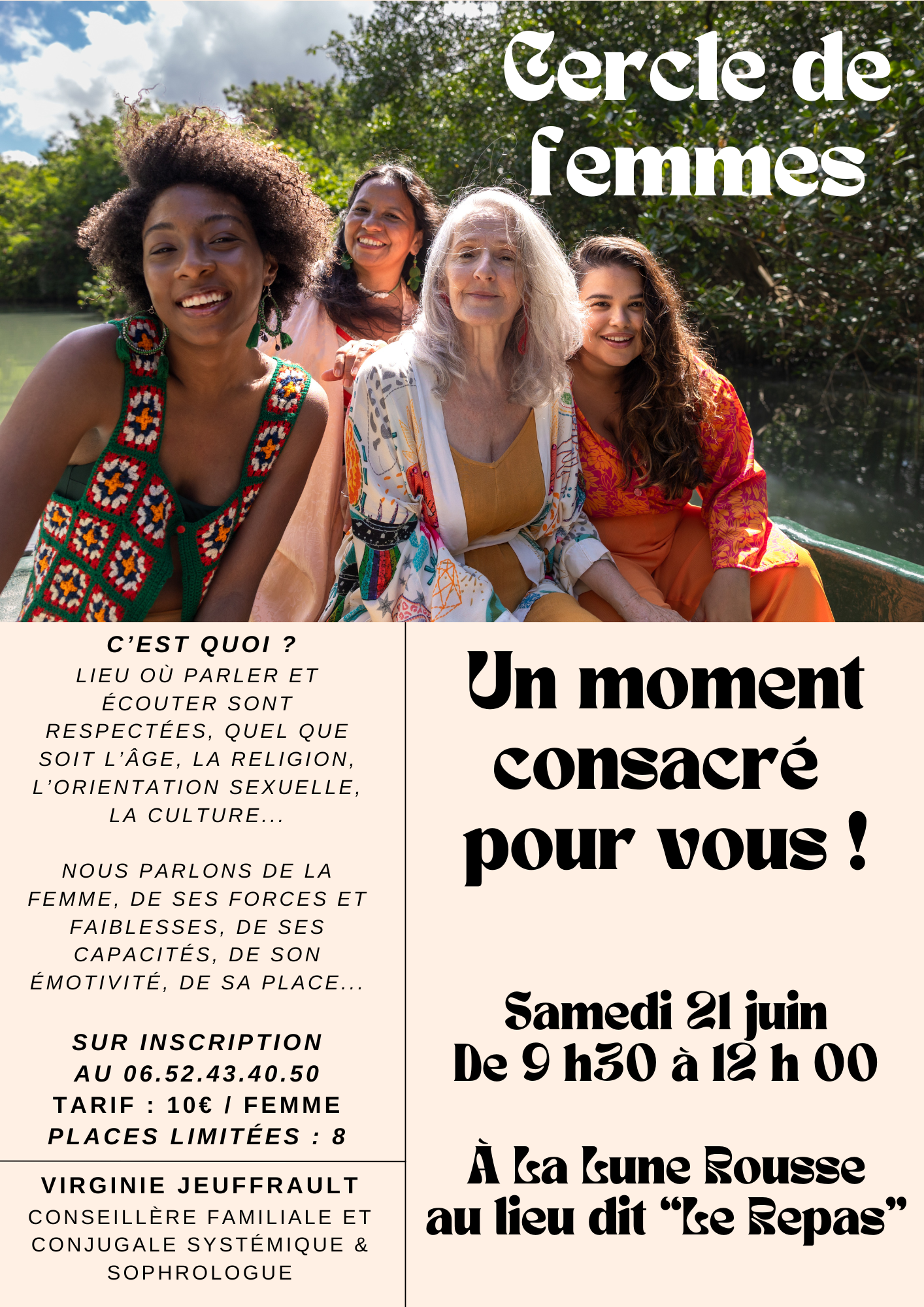 Cercle de femmes à la Lune Rousse
