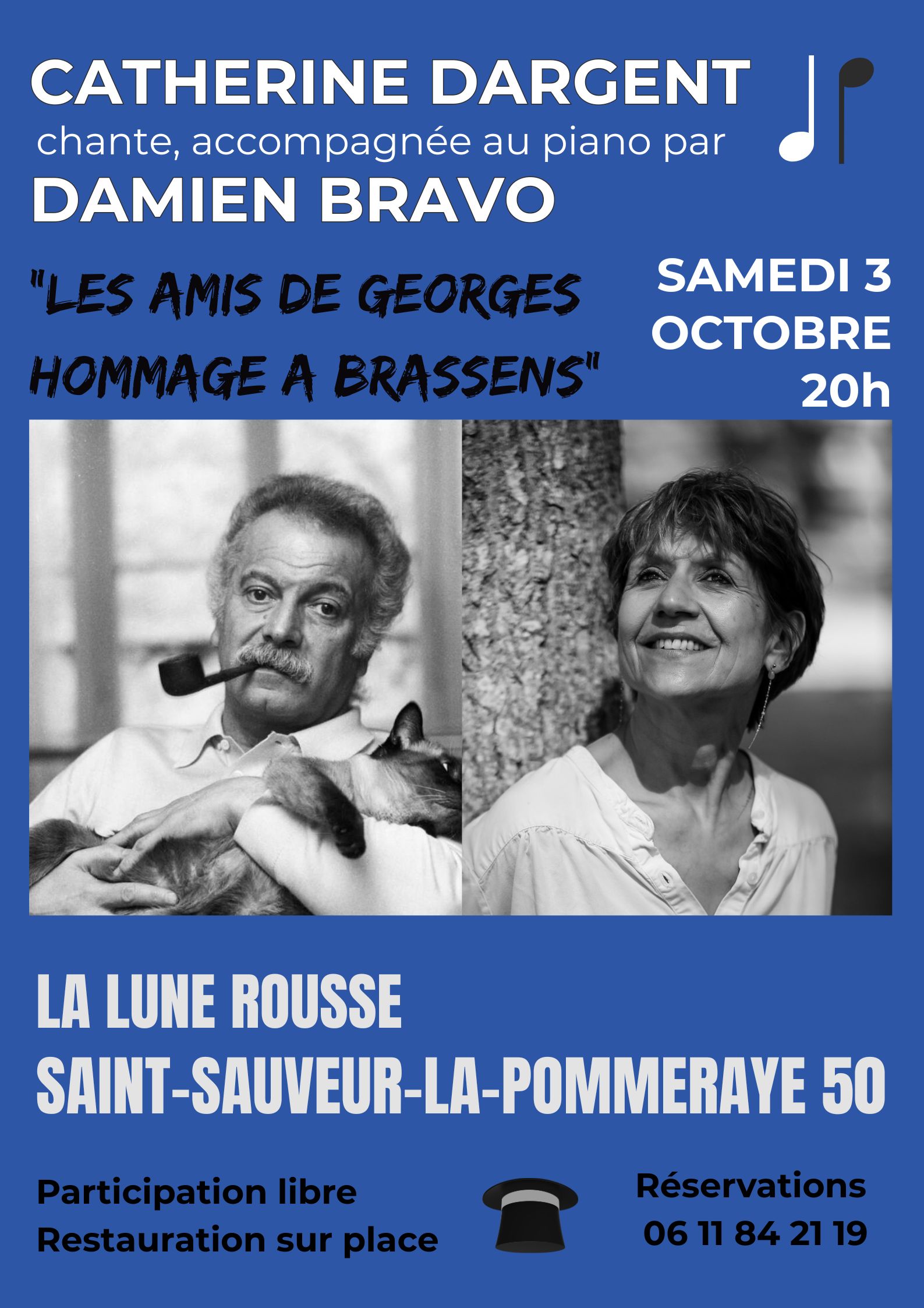 Les amis de Brassens à la Lune Rousse
