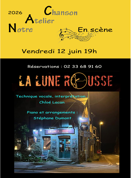 Notre Atelier Chanson en scène à la Lune Rousse
